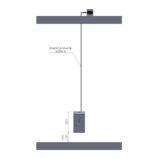 Bezdotykowy automatyczny dozownik mydła w pianie MERIDA STELLA AUTOMATIC RED LINE na jednorazowe wkłady 1000 g, czerwony