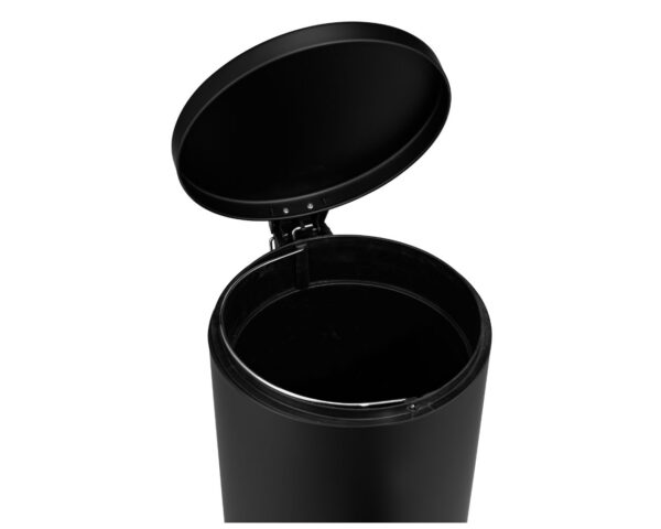 KOSZ PEDAŁOWY KLASIK, POJEMNOŚĆ 20 L, METALOWY, CZARNY MATOWY KOSZ PEDAŁOWY KLASIK, POJEMNOŚĆ 20 L, METALOWY, CZARNY MATOWY