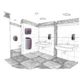 Pojemnik na papier toaletowy MERIDA UNIQUE JOY SPARK LINE