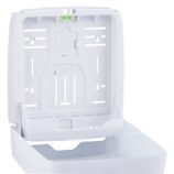 Pojemnik na ręczniki składane MERIDA HARMONY SLIM, tworzywo, biały transparentny