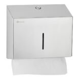 Pojemnik na ręczniki składane MERIDA STELLA SLIM MINI, stal polerowana