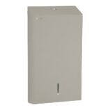 Pojemnik na ręczniki składane MERIDA STELLA SLIM STONE GREY LINE MEGA, szary kamienny