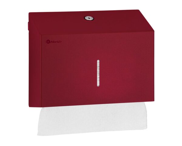 Pojemnik na ręczniki składane MERIDA STELLA SLIM RED LINE MINI, czerwony Pojemnik na ręczniki składane MERIDA STELLA SLIM RED LINE MINI, czerwony
