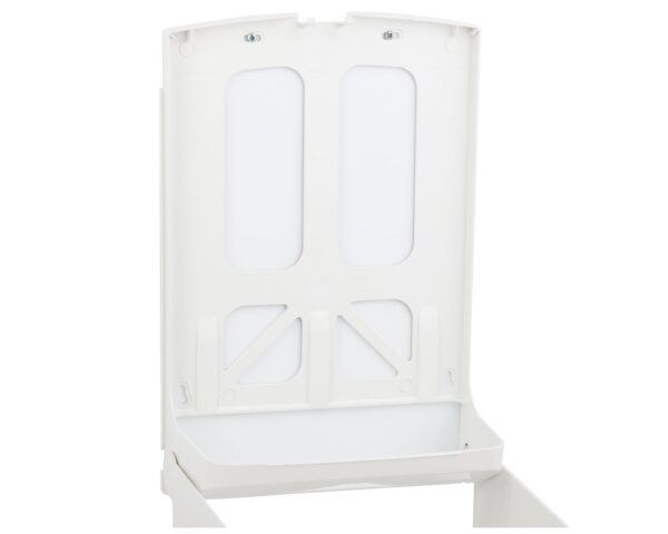 Pojemnik na ręczniki składane MERIDA TOP MAXI, tworzywo ABS, biały, okienko niebieskie Pojemnik na ręczniki składane MERIDA TOP MAXI, tworzywo ABS, biały, okienko niebieskie