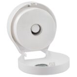 Pojemnik na papier toaletowy MERIDA ONE, tworzywo ABS, biały