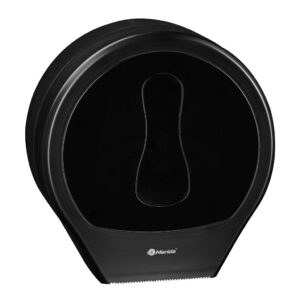 Pojemnik na papier toaletowy MERIDA ONE, tworzywo ABS, czarny