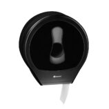 Pojemnik na papier toaletowy MERIDA ONE, tworzywo ABS, czarny