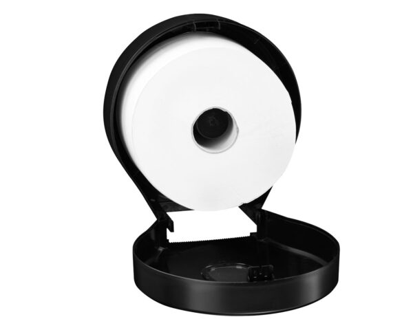 Pojemnik na papier toaletowy MERIDA ONE, tworzywo ABS, czarny Pojemnik na papier toaletowy MERIDA ONE, tworzywo ABS, czarny