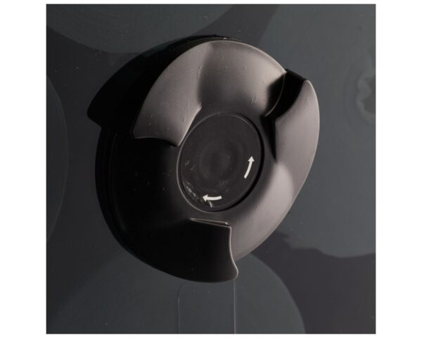 Pojemnik na cztery rolki papieru toaletowego bez gilzy MERIDA ONE, tworzywo ABS, czarny Pojemnik na cztery rolki papieru toaletowego bez gilzy MERIDA ONE, tworzywo ABS, czarny