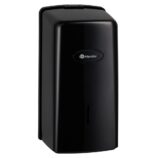 Pojemnik na papier toaletowy w listkach MERIDA ONE, pojemność do 450 szt., tworzywo ABS, czarny