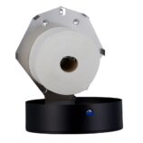 Pojemnik na papier toaletowy MERIDA STELLA BLACK LINE MEGA, średnica papieru do 28 cm, czarny