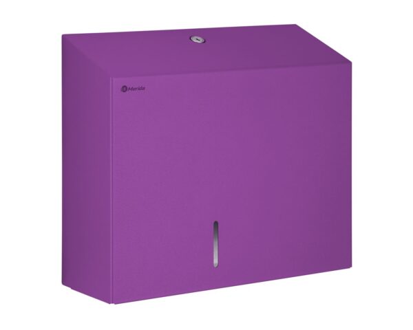 Pojemnik na papier toaletowy MERIDA STELLA VIOLET LINE MAXI, średnica papieru do 23 cm, fioletowy Pojemnik na papier toaletowy MERIDA STELLA VIOLET LINE MAXI, średnica papieru do 23 cm, fioletowy
