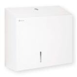 Pojemnik na papier toaletowy MERIDA STELLA WHITE LINE MAXI, średnica papieru do 23 cm, biały