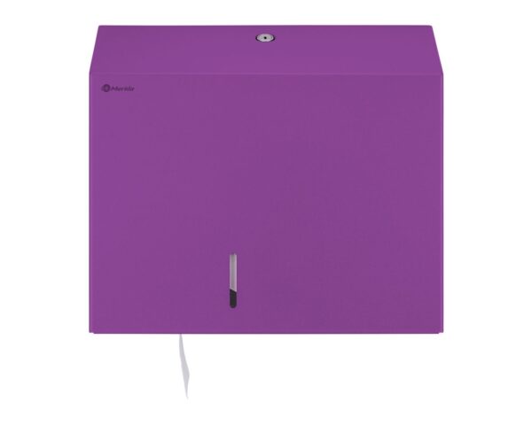 Pojemnik na papier toaletowy MERIDA STELLA VIOLET LINE MAXI, średnica papieru do 23 cm, fioletowy Pojemnik na papier toaletowy MERIDA STELLA VIOLET LINE MAXI, średnica papieru do 23 cm, fioletowy