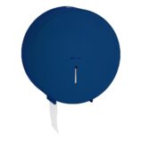 Pojemnik na papier toaletowy MERIDA STELLA BLUE LINE MAXI, średnica papieru do 23 cm, niebieski
