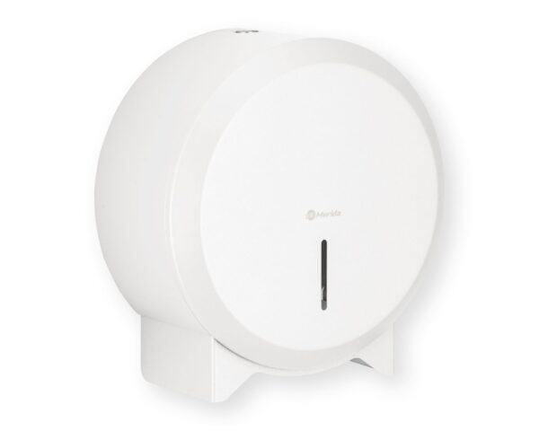 Pojemnik na papier toaletowy MERIDA STELLA WHITE LINE MINI, średnica papieru do 19 cm, biały Pojemnik na papier toaletowy MERIDA STELLA WHITE LINE MINI, średnica papieru do 19 cm, biały