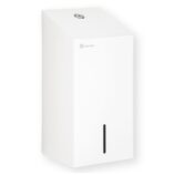 Pojemnik na papier toaletowy w listkach MERIDA STELLA WHITE LINE , pojemność do 450 szt., biały