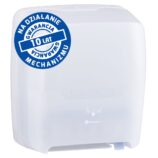 Mechaniczny podajnik ręczników MERIDA HARMONY za 100 zł netto przy zakupie 2 kartonów ręczników MERIDA TOP AUTOMATIC RAB312 (12 x 240 m = 2 800 m, 10 656 listków)