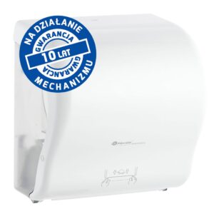 Podajnik ręczników MERIDA LUX CUT za 125 zł netto z 2 kartonami ręczników TOP AUTOMATIC RAB302