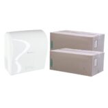 Podajnik ręczników MERIDA SOLID za 100 zł netto przy zakupie 2 kartonów ręczników MERIDA CLASSIC AUTOMATIC RAB301