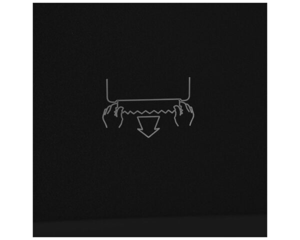 Mechaniczny podajnik ręczników papierowych w rolach MERIDA STELLA BLACK LINE, czarny Mechaniczny podajnik ręczników papierowych w rolach MERIDA STELLA BLACK LINE, czarny