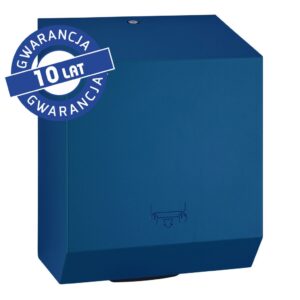 Mechaniczny podajnik ręczników papierowych w rolach MERIDA STELLA BLUE LINE, niebieski