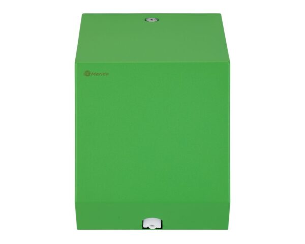 Pojemnik na ręczniki papierowe w rolach lub papier toaletowy w systemie listkowym MERIDA STELLA GREEN LINE MINI, zielony Pojemnik na ręczniki papierowe w rolach lub papier toaletowy w systemie listkowym MERIDA STELLA GREEN LINE MINI, zielony