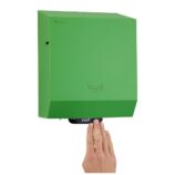 Mechaniczny podajnik ręczników papierowych w rolach MERIDA STELLA GREEN LINE, zielony