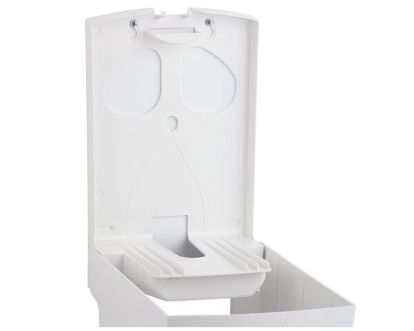 Pojemnik na ręczniki papierowe w rolach MERIDA TOP MAXI, tworzywo ABS, biały, okienko szare Pojemnik na ręczniki papierowe w rolach MERIDA TOP MAXI, tworzywo ABS, biały, okienko szare