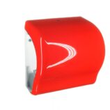 Mechaniczny podajnik ręczników w rolach MERIDA UNIQUE LUX CUT RED SPARK LINE