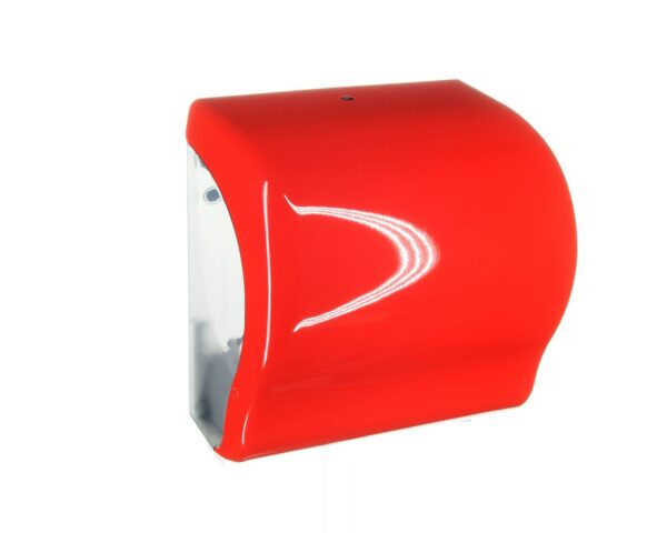 Mechaniczny podajnik ręczników w rolach MERIDA UNIQUE LUX CUT RED SPARK LINE