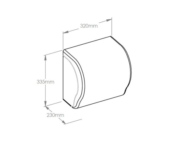 Mechaniczny podajnik ręczników MERIDA UNIQUE LUX CUT LAS VEGAS SPARK LINE Mechaniczny podajnik ręczników MERIDA UNIQUE LUX CUT LAS VEGAS SPARK LINE