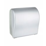 Mechaniczny podajnik ręczników w rolach MERIDA UNIQUE SOLID CUT SILVER LINE