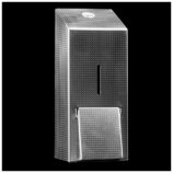 Dozownik mydła w pianie na jednorazowe wkłady z pompką spieniającą MERIDA INOX DESIGN MAXI - TEXTURE