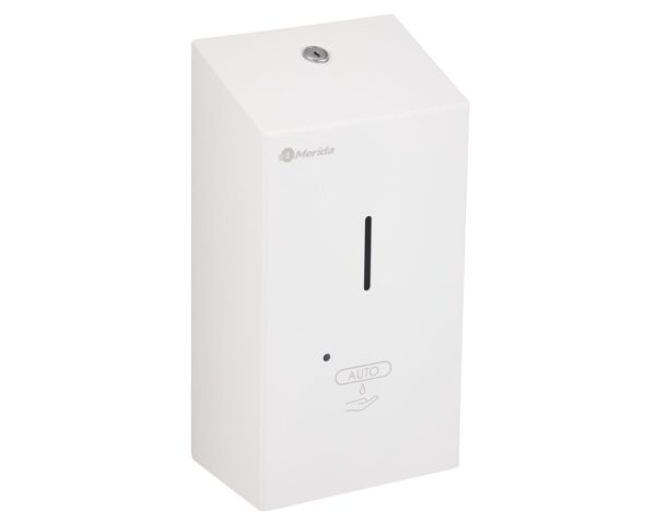 Bezdotykowy automatyczny dozownik mydła w pianie, MERIDA STELLA WHITE LINE AUTOMATIC na jednorazowe wkłady 1000 g, biały Bezdotykowy automatyczny dozownik mydła w pianie, MERIDA STELLA WHITE LINE AUTOMATIC na jednorazowe wkłady 1000 g, biały