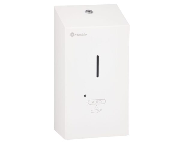 Bezdotykowy automatyczny dozownik mydła w pianie, MERIDA STELLA WHITE LINE AUTOMATIC na jednorazowe wkłady 1000 g, biały Bezdotykowy automatyczny dozownik mydła w pianie, MERIDA STELLA WHITE LINE AUTOMATIC na jednorazowe wkłady 1000 g, biały