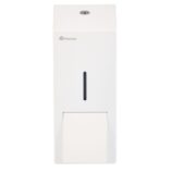 Dozownik mydła w płynie MERIDA STELLA WHITE LINE MAXI, pojemność zbiornika 800 ml, biały