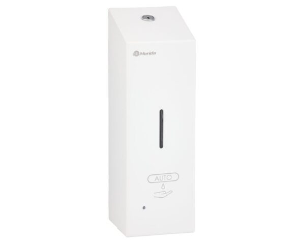 Bezdotykowy automatyczny dozownik mydła w pianie MERIDA STELLA AUTOMATIC SLIM WHITE LINE na jednorazowe wkłady 800 ml, biały Bezdotykowy automatyczny dozownik mydła w pianie MERIDA STELLA AUTOMATIC SLIM WHITE LINE na jednorazowe wkłady 800 ml, biały