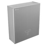 Podszafkowy pojemnik na ręczniki składane MERIDA STELLA SLIM MAXI, stal matowa