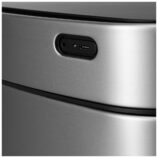 Kosz automatyczny SENSOR - EKO SMART X, bezdotykowy, kwadratowy, szeroki, ładowany przez USB bateria LI-ION, stal matowa z powłoką AFP, 30l