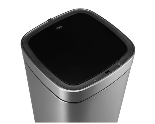 Kosz automatyczny SENSOR - EKO SMART X, bezdotykowy, kwadratowy, szeroki, ładowany przez USB bateria LI-ION, stal matowa z powłoką AFP, 30l Kosz automatyczny SENSOR - EKO SMART X, bezdotykowy, kwadratowy, szeroki, ładowany przez USB bateria LI-ION, stal matowa z powłoką AFP, 30l