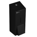 Dozownik mydła w płynie MERIDA STELLA BLACK LINE MAXI, pojemność zbiornika 800 ml, czarny