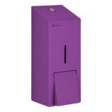 Dozownik płynu dezynfekcyjnego w sprayu MERIDA STELLA VIOLET LINE, pojemność wkładów 1000 ml , fioletowy