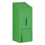 Dozownik mydła w płynie MERIDA STELLA GREEN LINE MAXI, pojemność zbiornika 800 ml, zielony