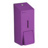Dozownik płynu dezynfekcyjnego w sprayu MERIDA STELLA VIOLET LINE, pojemność wkładów 1000 ml , fioletowy