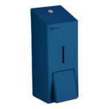 Dozownik mydła w płynie MERIDA STELLA BLUE LINE MAXI, pojemność zbiornika 800 ml, niebieski