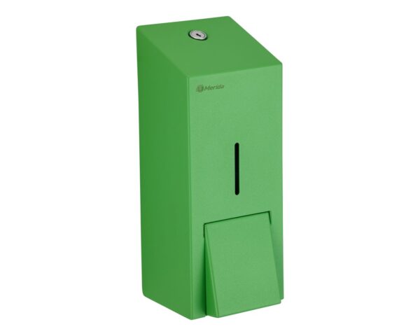 Dozownik mydła w płynie MERIDA STELLA GREEN LINE MAXI, pojemność zbiornika 800 ml, zielony Dozownik mydła w płynie MERIDA STELLA GREEN LINE MAXI, pojemność zbiornika 800 ml, zielony