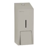 Dozownik płynu dezynfekcyjnego w sprayu MERIDA STELLA STONE GREY LINE, pojemność wkładów 1000 ml, szary kamienny