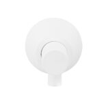 Dozownik mydła w płynie ścienny, STOŻEK, biały