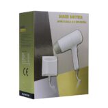 Suszarka do włosów MERIDA HOTELOWA ECO, tworzywo sztuczne, biała